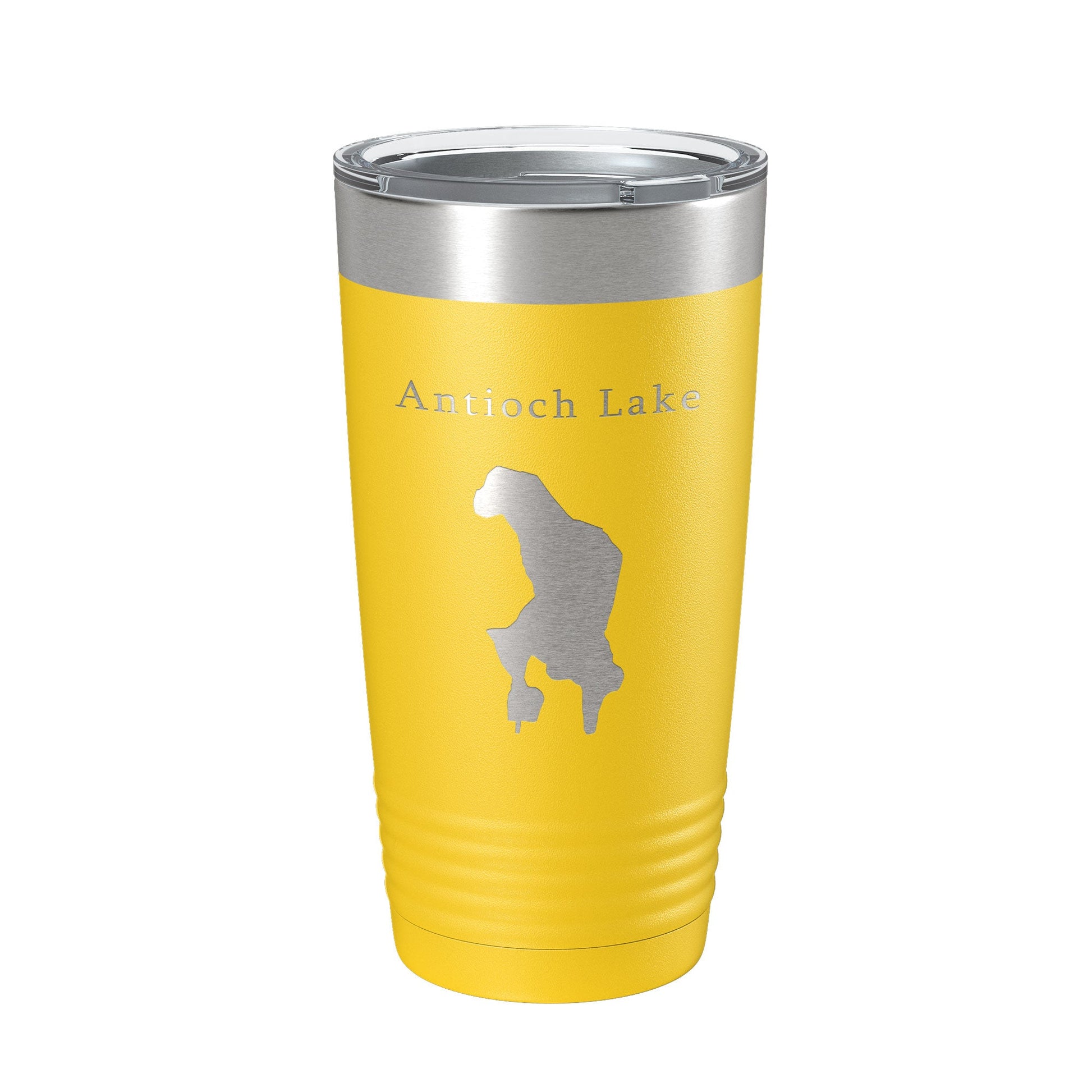 Antioch Lake Map Tumbler Travel Mug Insulated Laser Engraved Coffee Cup Illinois 20 oz-4