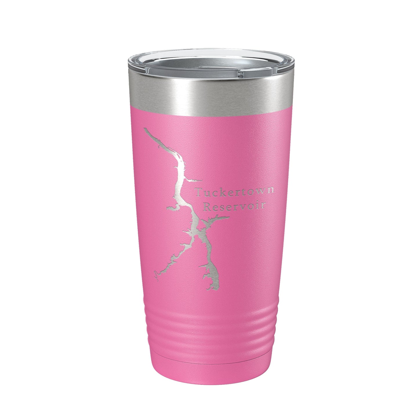 Tuckertown Reservoir Tumbler Lake Map Travel Mug Insulated Laser Engraved Coffee Cup North Carolina 20 oz-11