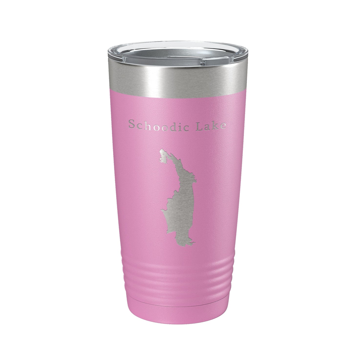 Schoodic Lake Map Tumbler Travel Mug Insulated Laser Engraved Coffee Cup Maine 20 oz-14