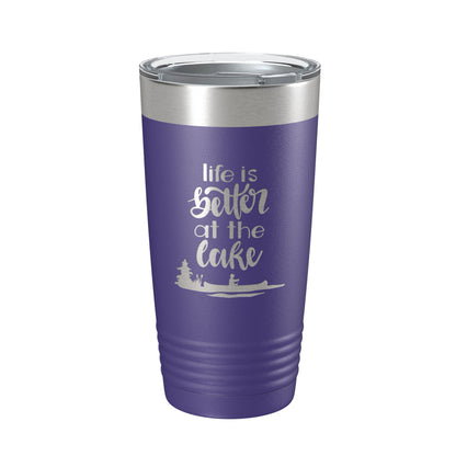 Life is Better at the Lake Lake Life Tumbler Travel Mug Insulated Laser Engraved Coffee Cup 20 oz-15