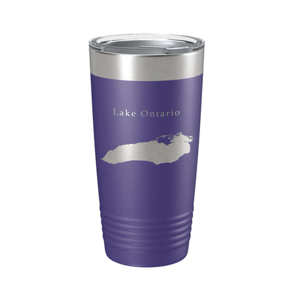 Lake Ontario Map Tumbler Travel Mug Insulated Laser Engraved Coffee Cup New York 20 oz-15