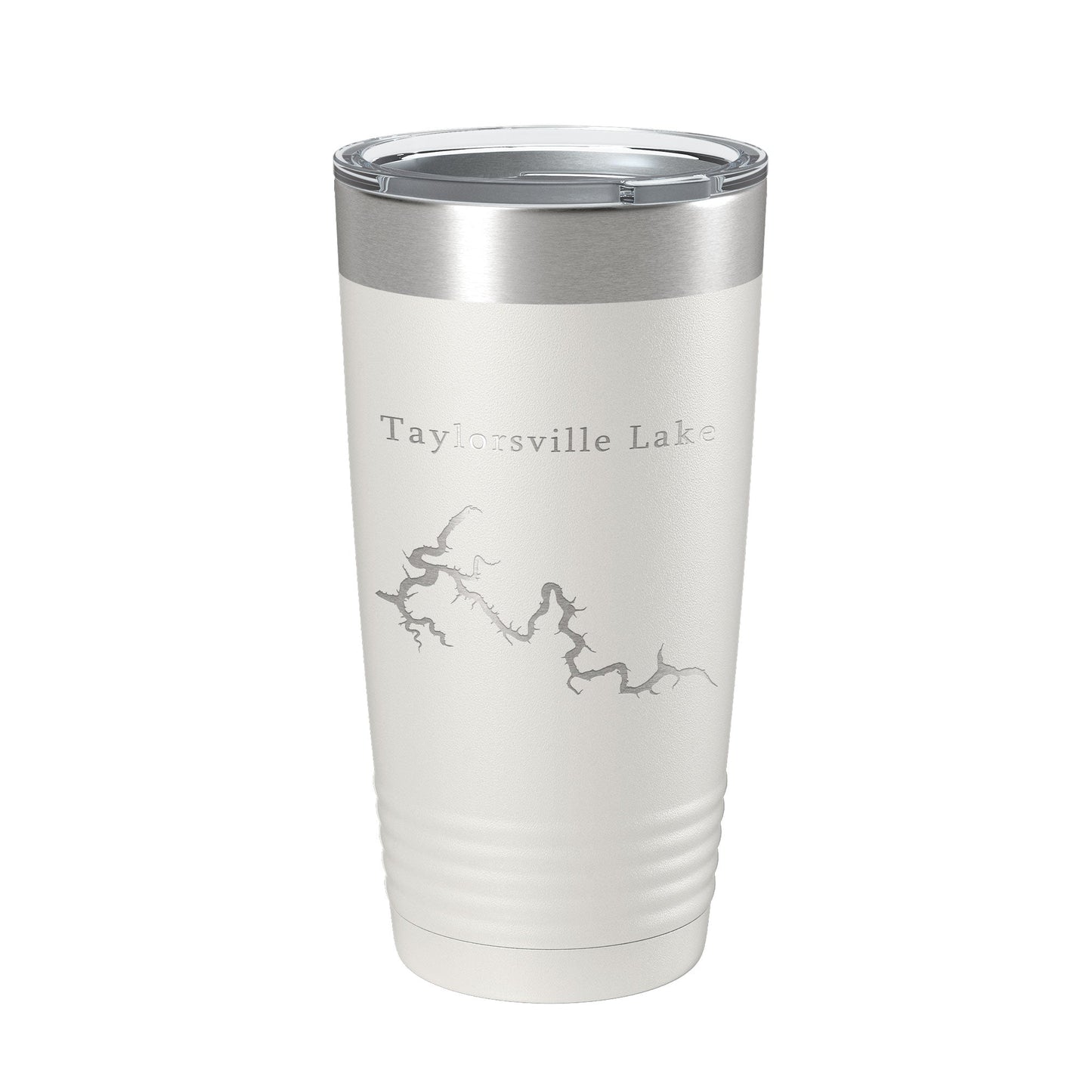 Taylorsville Lake Map Tumbler Travel Mug Insulated Laser Engraved Coffee Cup Kentucky 20 oz-7