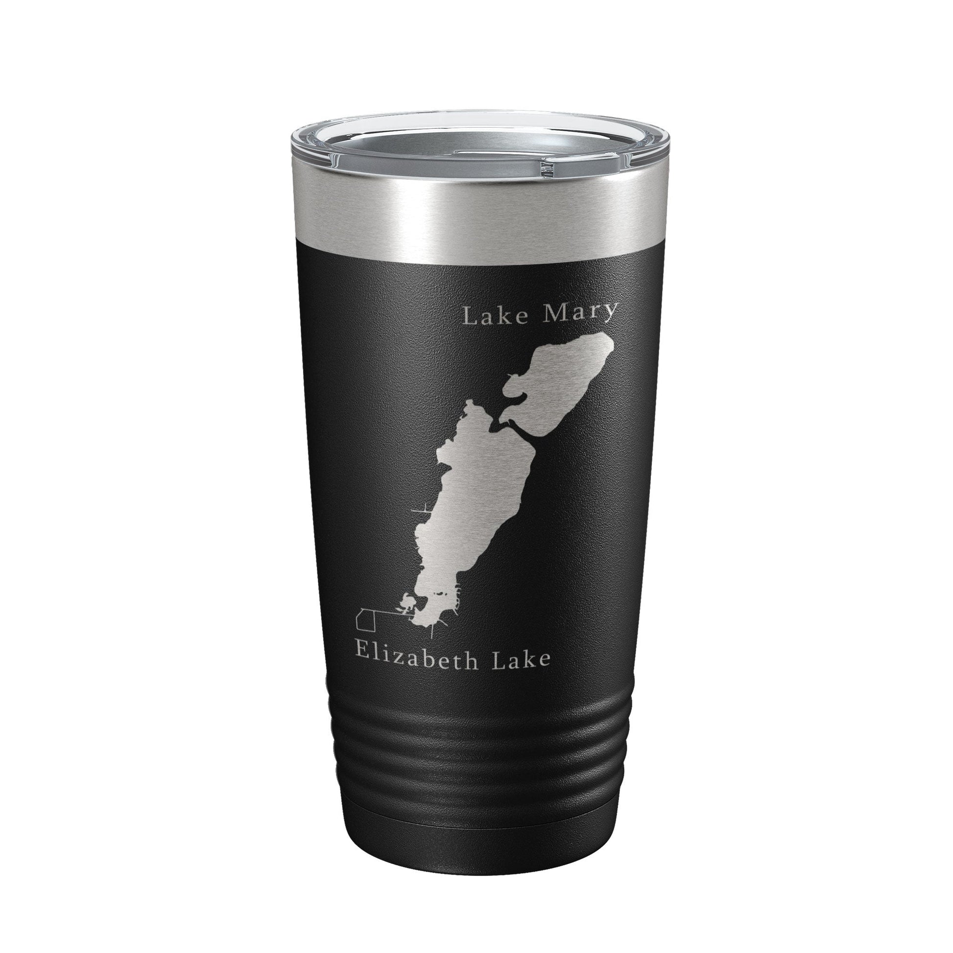 Lakes Mary & Elizabeth Map Tumbler Travel Mug Insulated Laser Engraved Coffee Cup Illinois Wisconsin 20 oz-5
