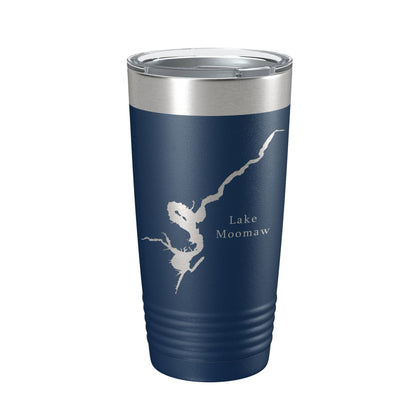 Lake Moomaw Map Tumbler Travel Mug Insulated Laser Engraved Coffee Cup Virginia 20 oz-8