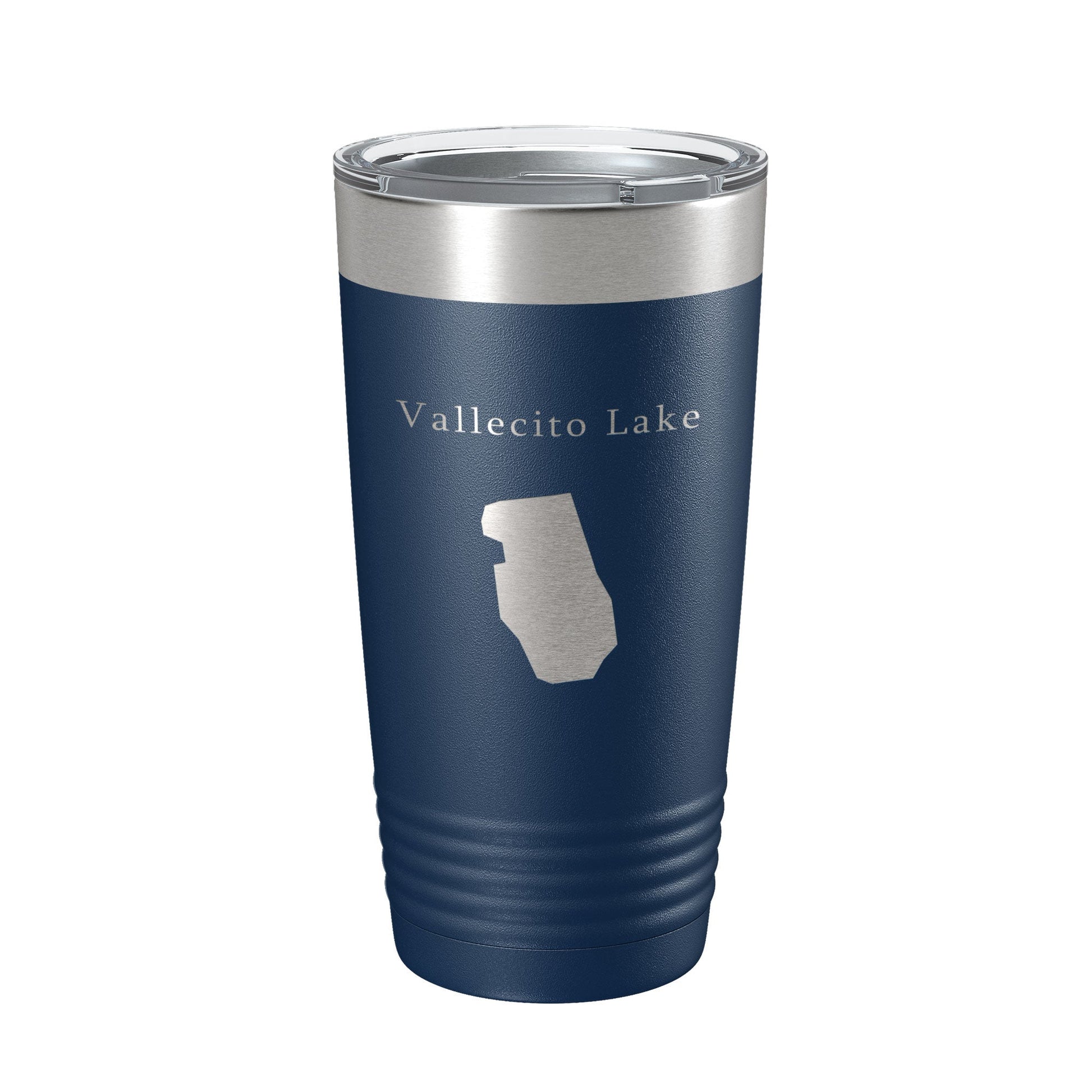 Vallecito Lake Map Tumbler Travel Mug Insulated Laser Engraved Coffee Cup Colorado 20 oz-2