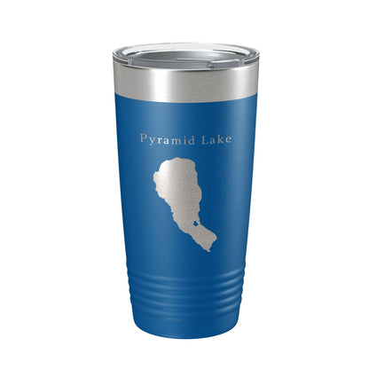 Pyramid Lake Map Tumbler Travel Mug Insulated Laser Engraved Coffee Cup Nevada 20 oz-6