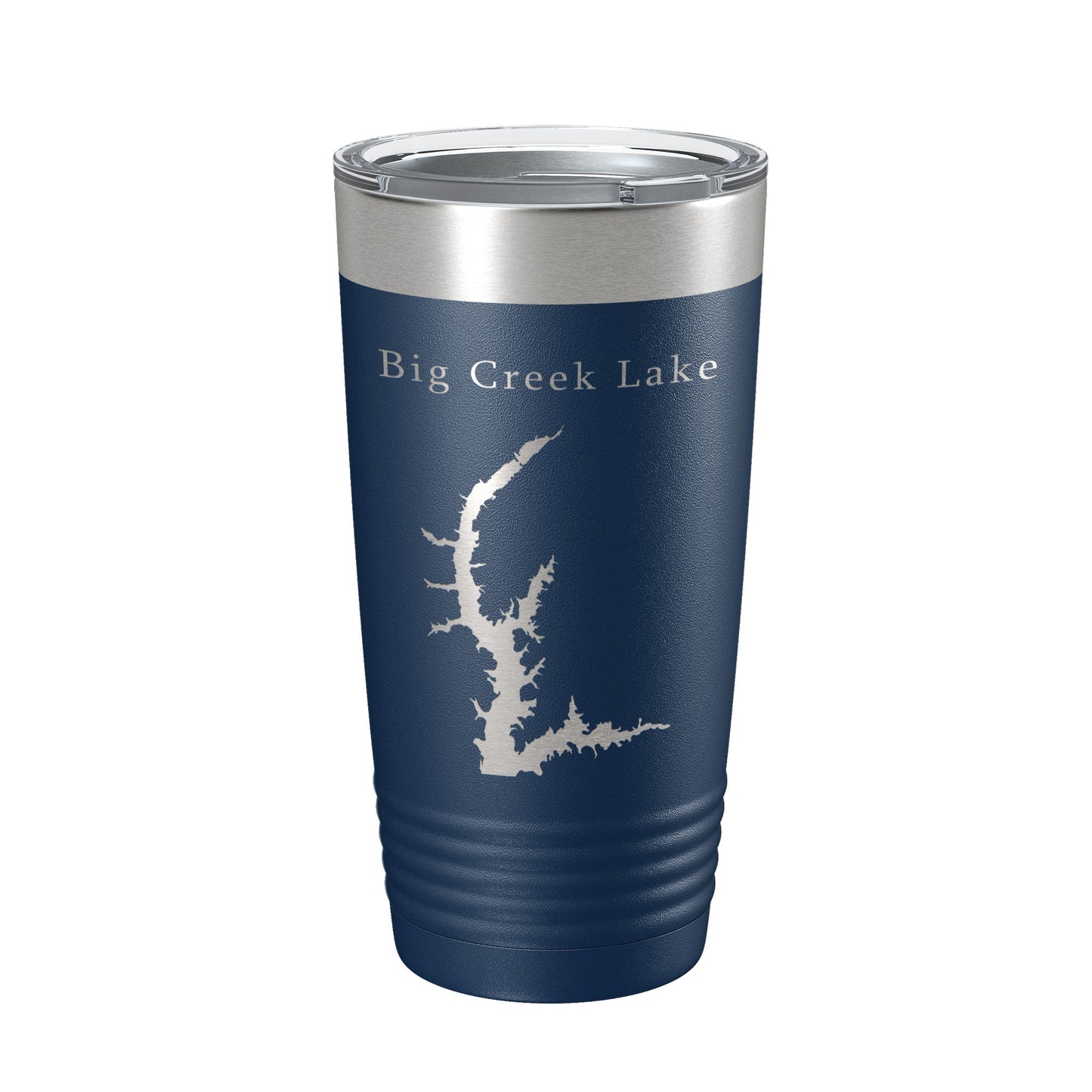 Big Creek Lake Map Tumbler Travel Mug Insulated Laser Engraved Coffee Cup Alabama 20 oz-8
