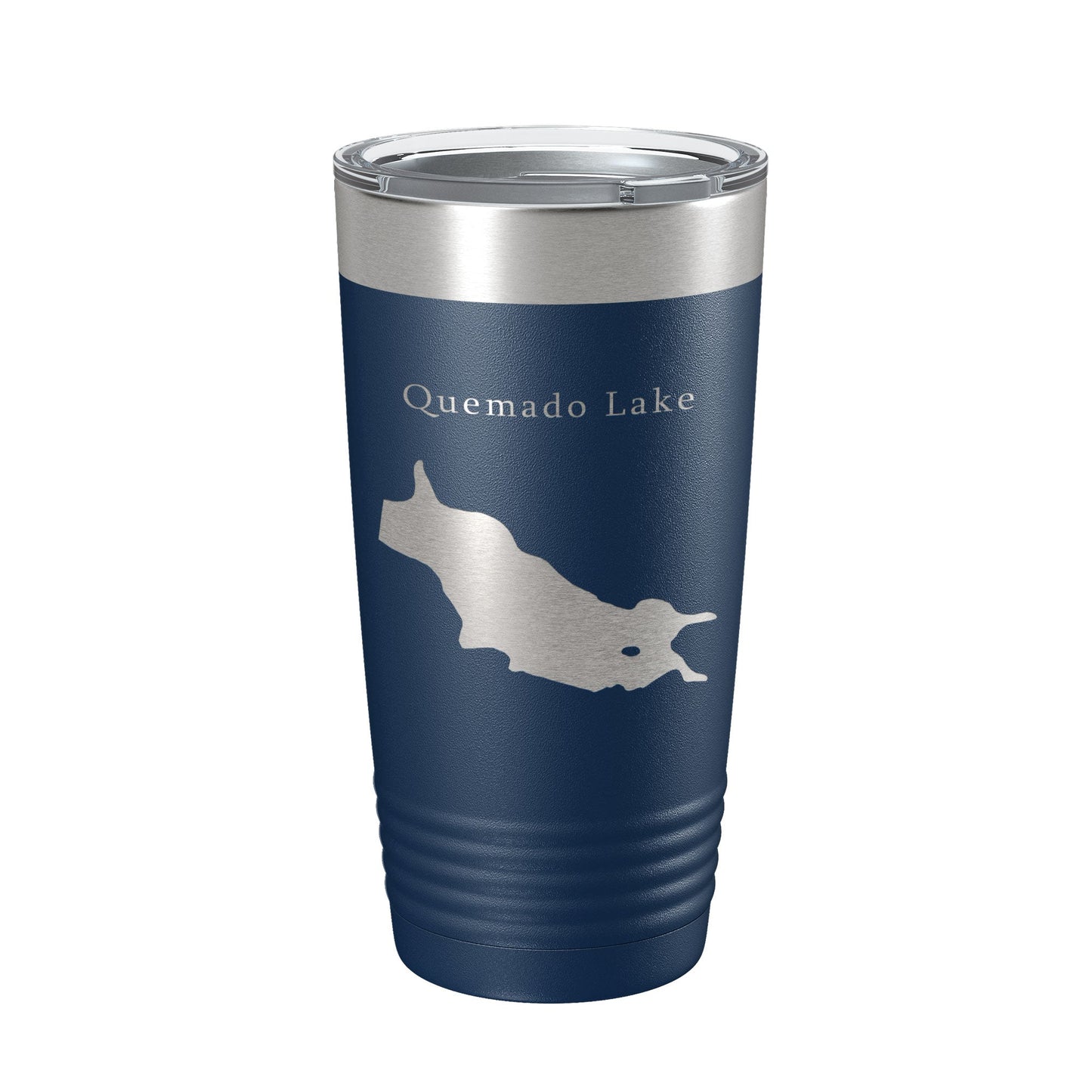 Quemado Lake Map Tumbler Travel Mug Insulated Laser Engraved Coffee Cup New Mexico 20 oz-2