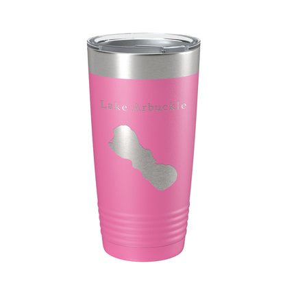 Lake Arbuckle Map Tumbler Travel Mug Insulated Laser Engraved Coffee Cup Florida 20 oz-11