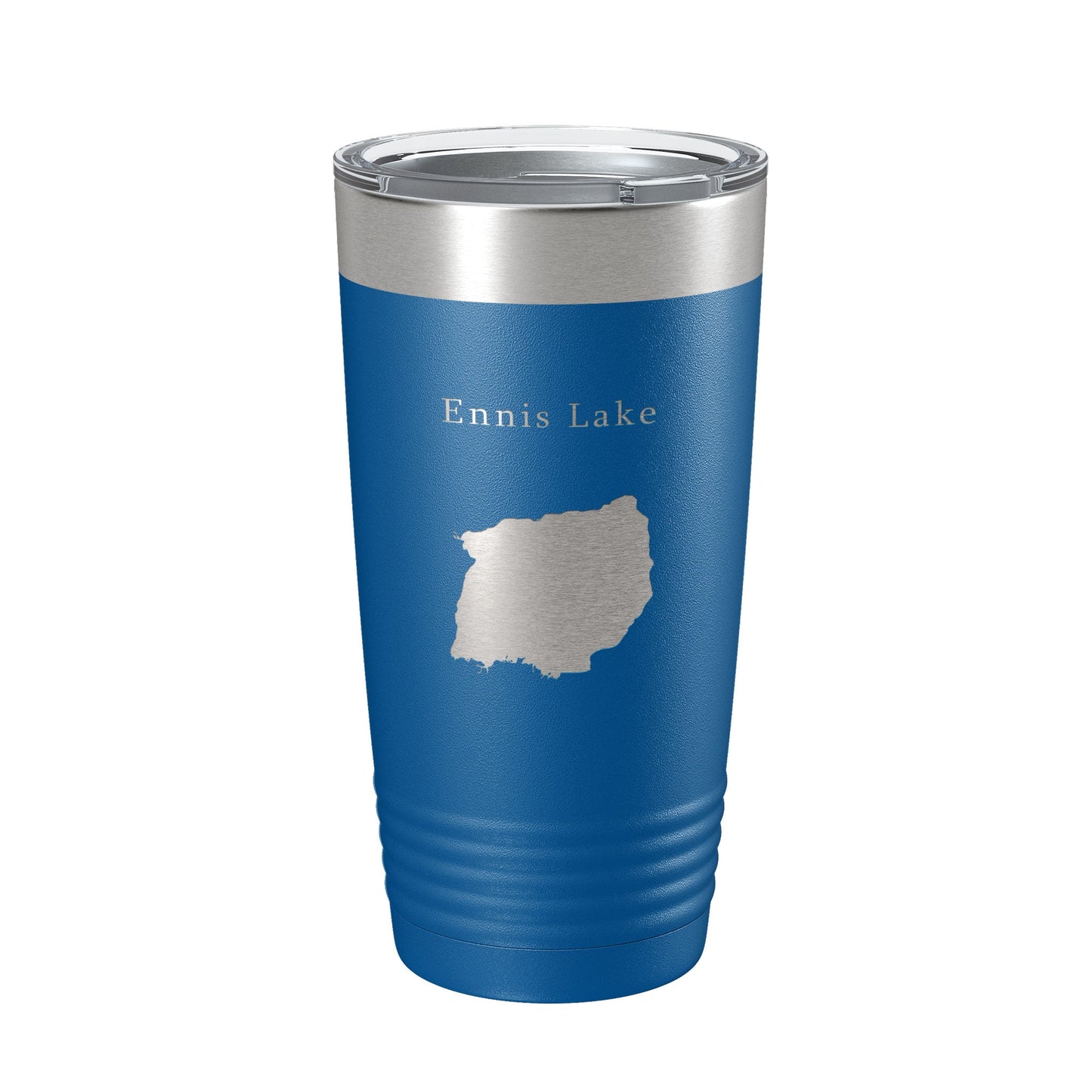 Ennis Lake Map Tumbler Travel Mug Insulated Laser Engraved Coffee Cup Montana 20 oz-6
