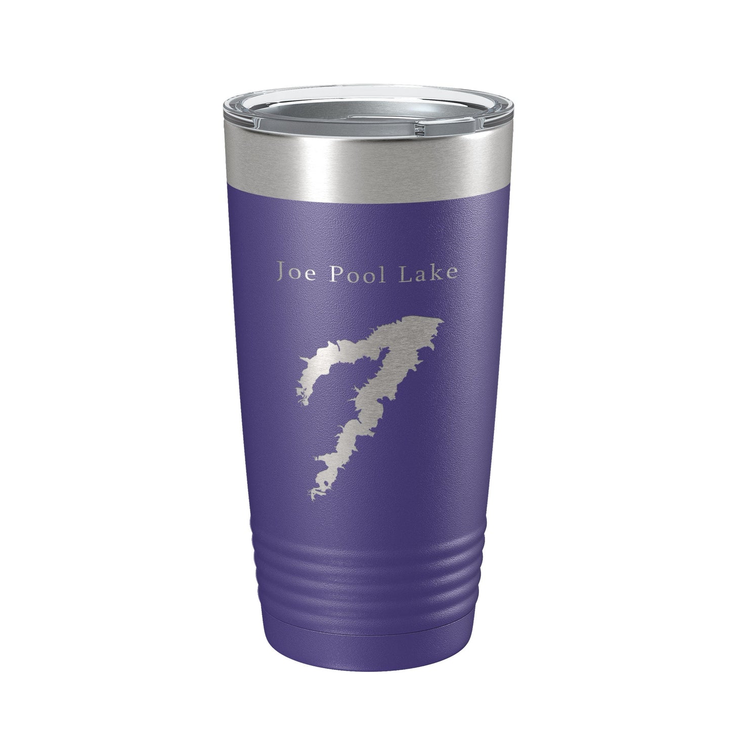 Joe Pool Lake Map Tumbler Travel Mug Insulated Laser Engraved Coffee Cup Texas 20 oz-15