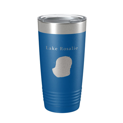 Lake Rosalie Map Tumbler Travel Mug Insulated Laser Engraved Coffee Cup Florida 20 oz-6