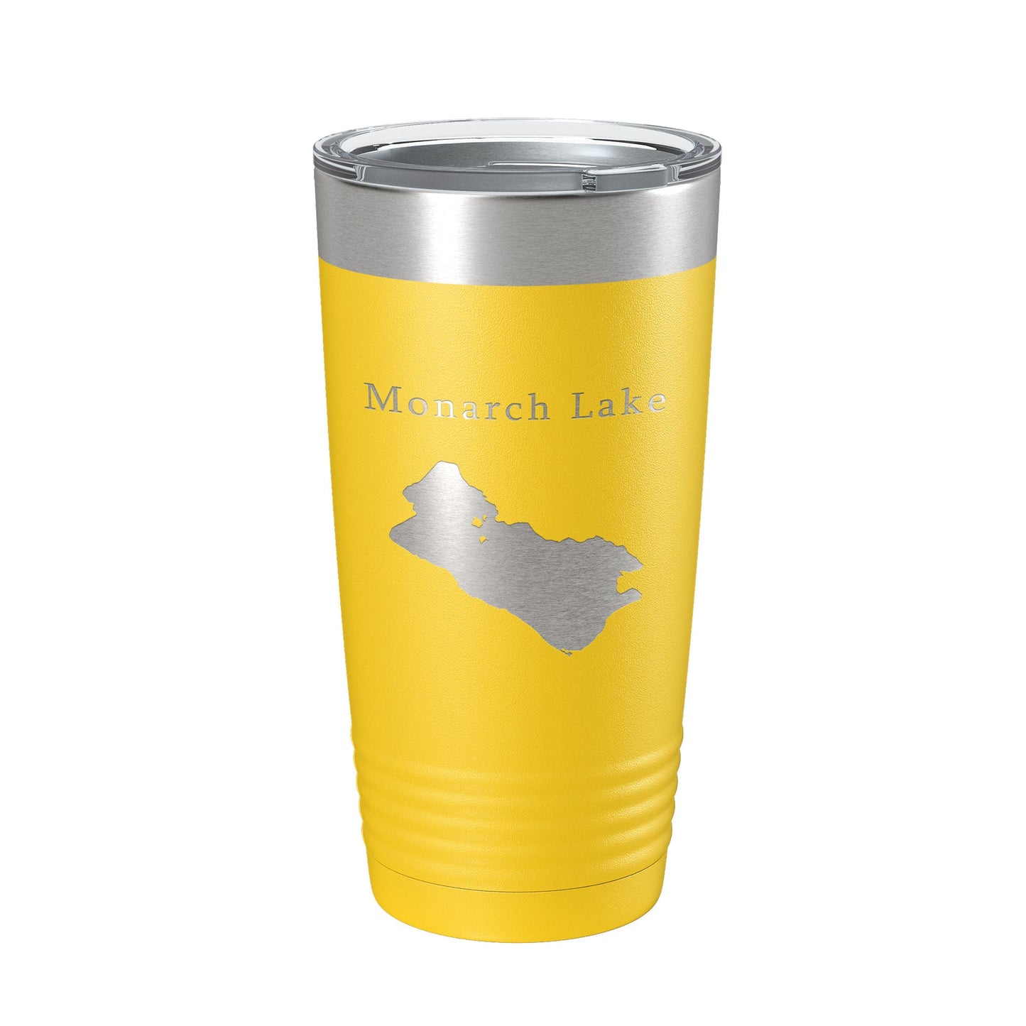 Monarch Lake Map Tumbler Travel Mug Insulated Laser Engraved Coffee Cup Colorado 20 oz-4