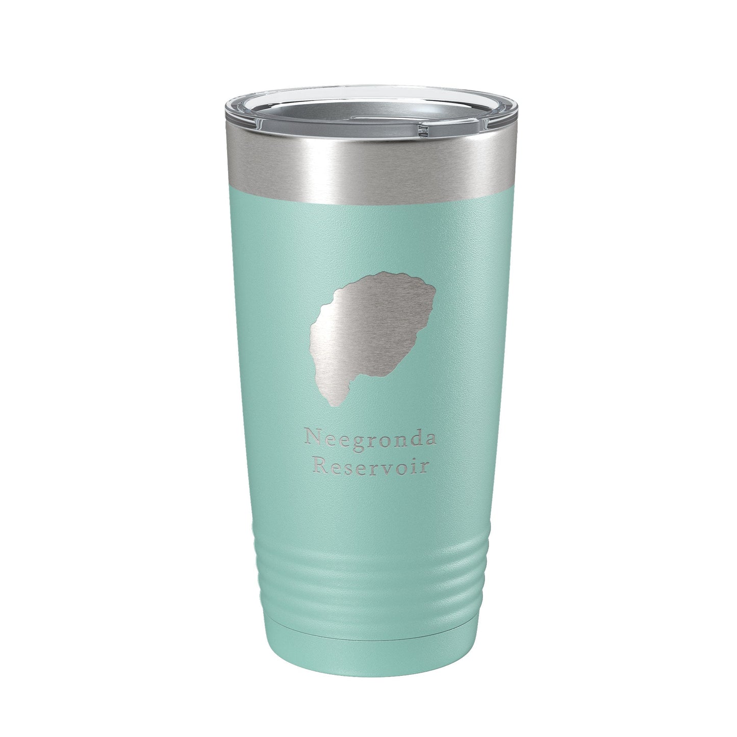 Neegronda Reservoir Tumbler Lake Map Travel Mug Insulated Laser Engraved Coffee Cup Colorado 20 oz-12
