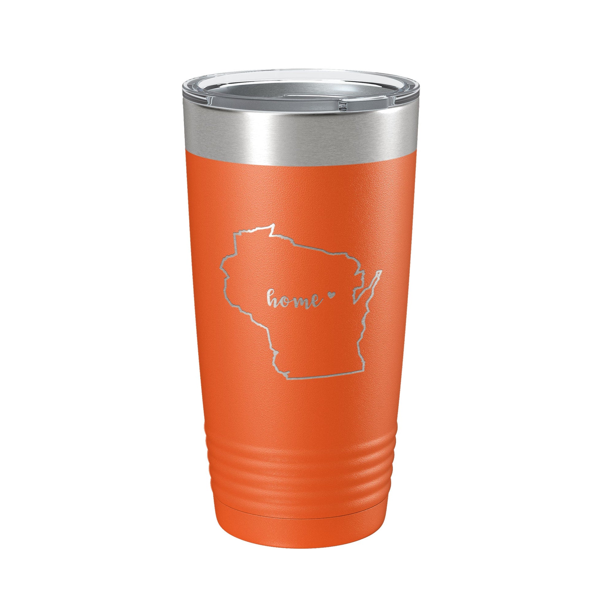 Wisconsin Tumbler Home State Travel Mug Insulated Laser Engraved Map Coffee Cup 20 oz-4