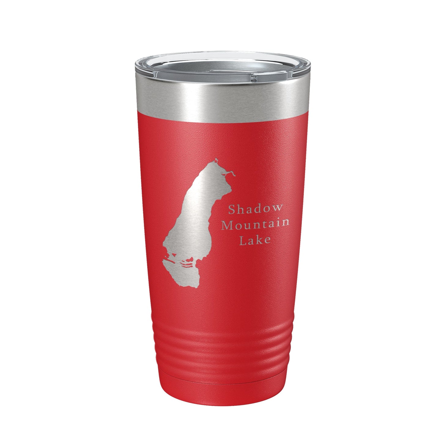 Shadow Mountain Lake Map Tumbler Travel Mug Insulated Laser Engraved Coffee Cup Colorado 20 oz-10