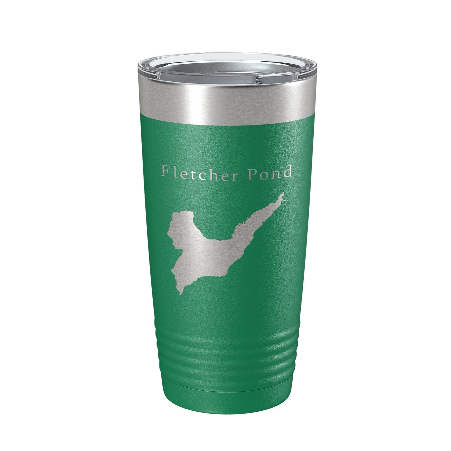 Fletcher Pond Tumbler Lake Map Travel Mug Insulated Laser Engraved Coffee Cup Michigan 20 oz-9