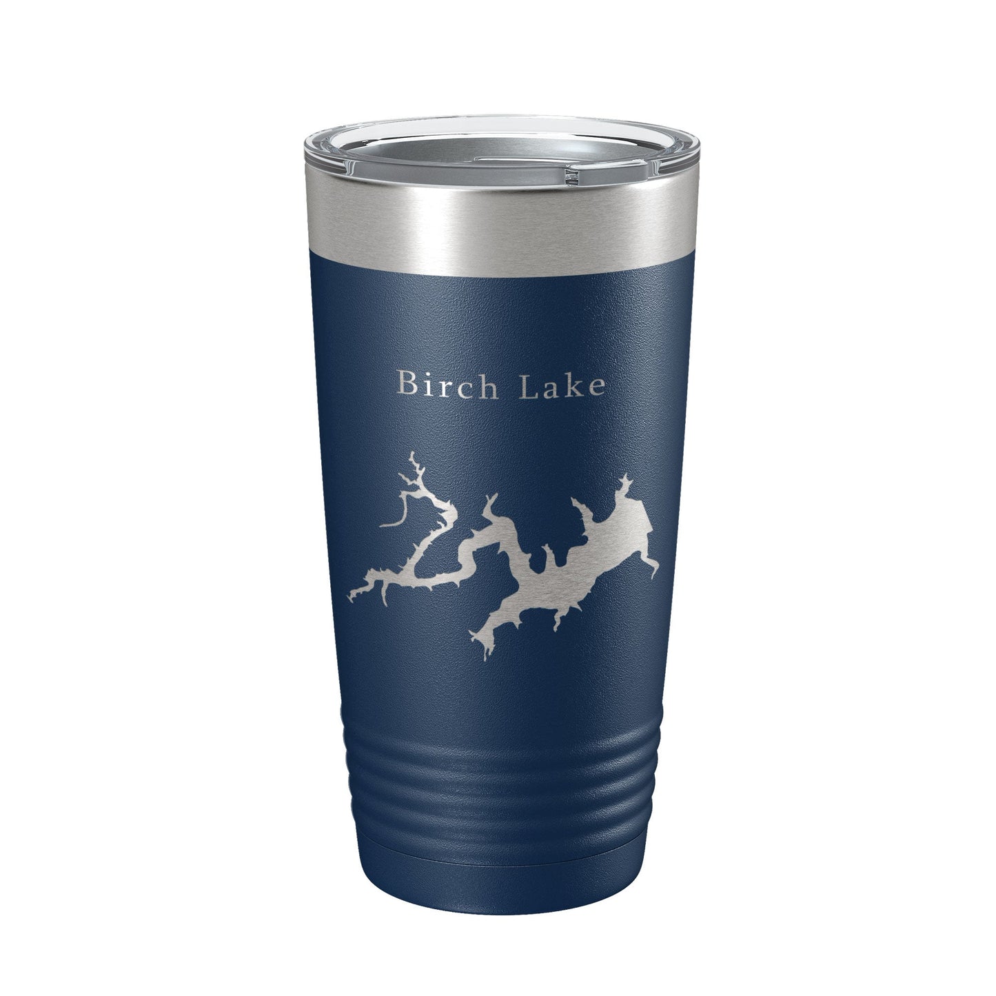Birch Lake Map Tumbler Travel Mug Insulated Laser Engraved Coffee Cup Oklahoma 20 oz-8