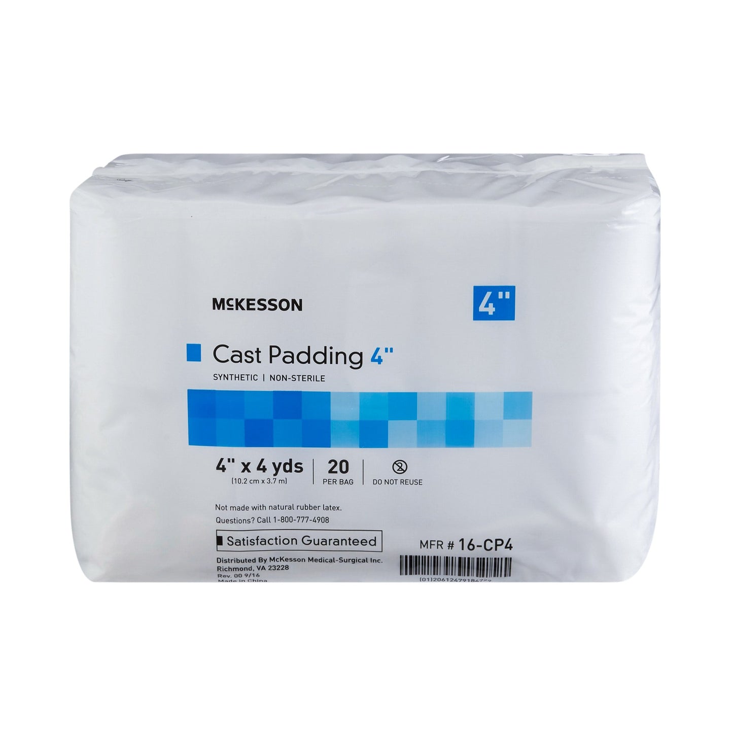 Cast Padding Undercast McKesson 4 Inch X 4 Yard Polyester NonSterile