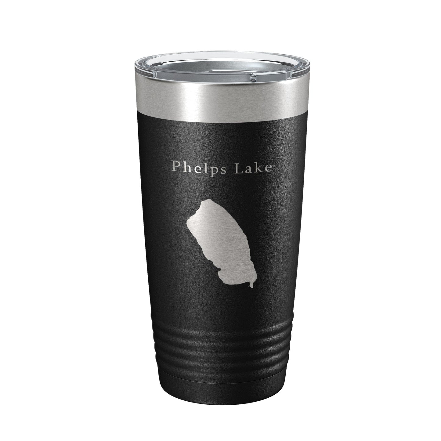 Phelps Lake Map Tumbler Travel Mug Insulated Laser Engraved Coffee Cup Wyoming 20 oz-0