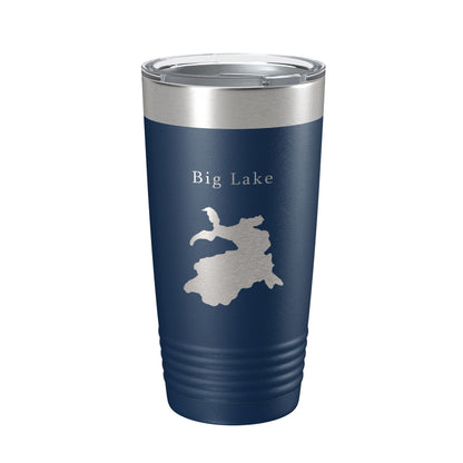 Big Lake Map Tumbler Travel Mug Insulated Laser Engraved Coffee Cup Arizona 20 oz-8
