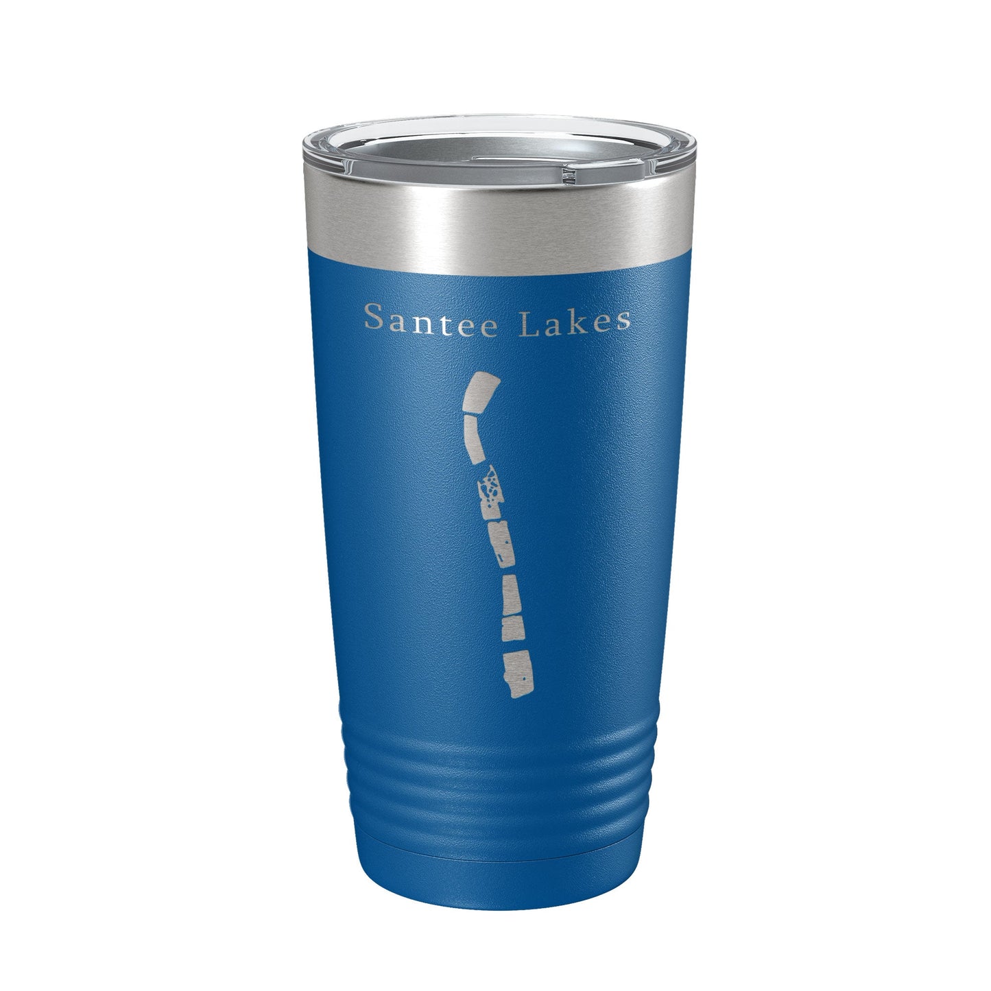 Santee Lakes Map Tumbler Travel Mug Insulated Laser Engraved Coffee Cup California 20 oz-6