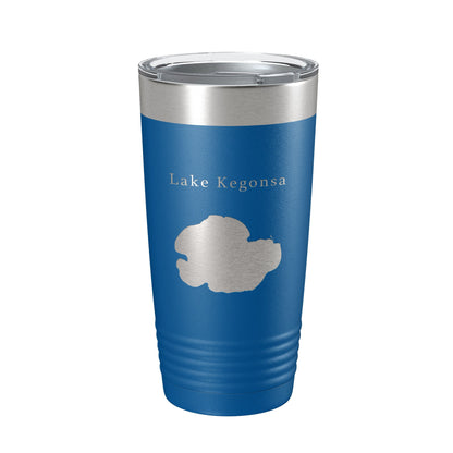 Lake Kegonsa Map Tumbler Travel Mug Insulated Laser Engraved Coffee Cup Wisconsin 20 oz-6