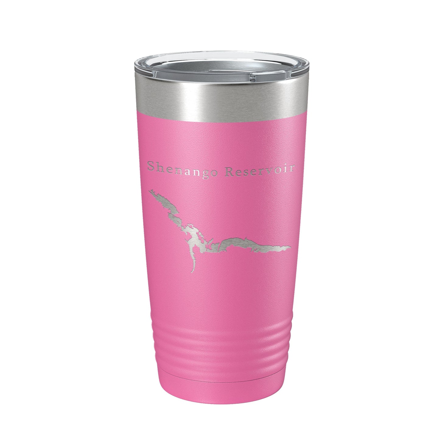Shenango Reservoir Tumbler Lake Map Travel Mug Insulated Laser Engraved Coffee Cup Pennsylvania 20 oz-11