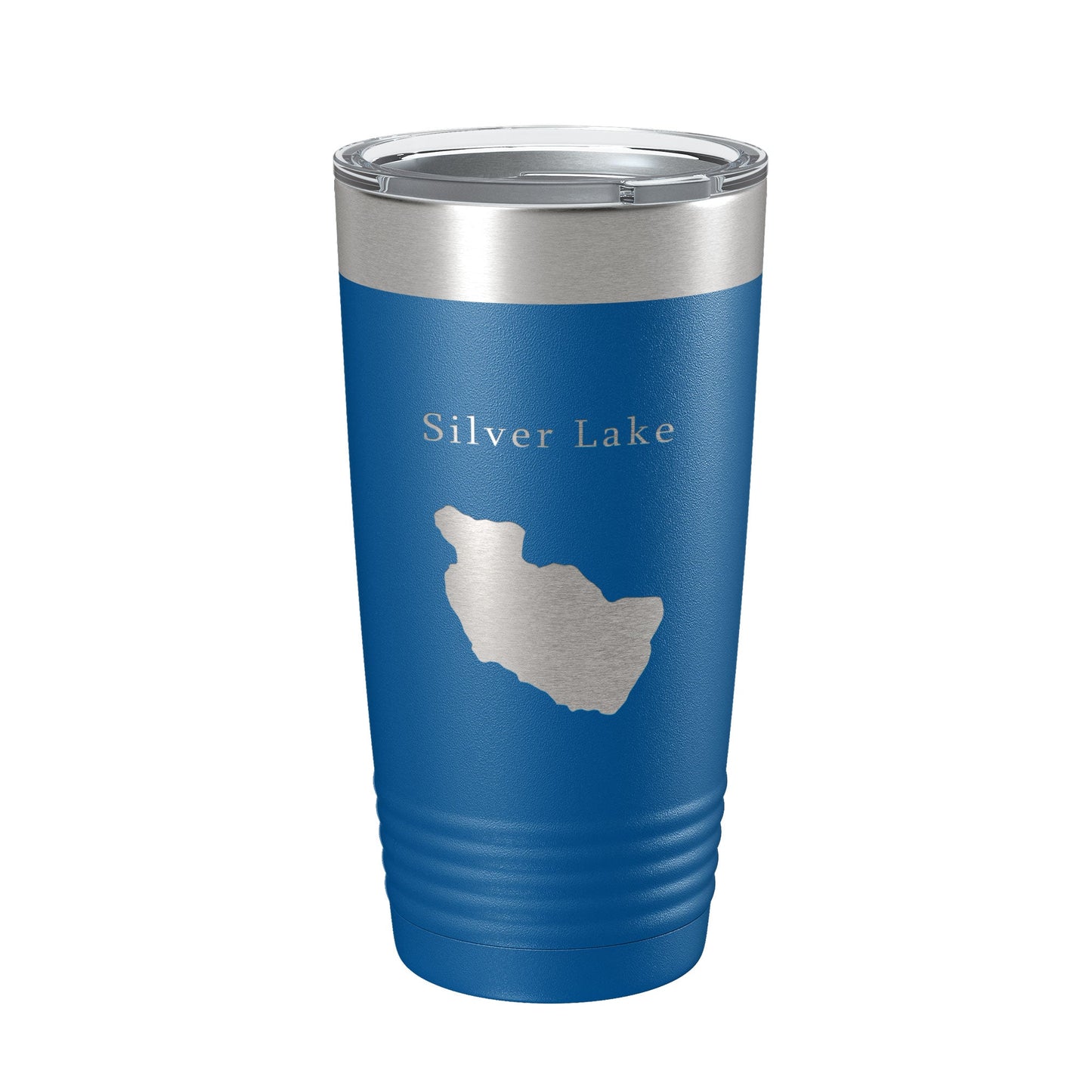 Silver Lake Map Tumbler Travel Mug Insulated Laser Engraved Coffee Cup Maine 20 oz-6
