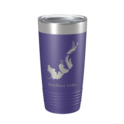 Reelfoot Lake Map Tumbler Travel Mug Insulated Laser Engraved Coffee Cup Tennessee Kentucky 20 oz-15
