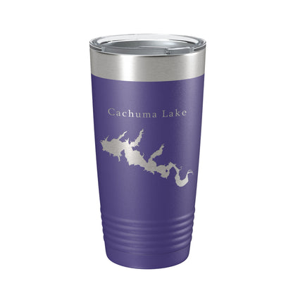 Cachuma Lake Map Tumbler Travel Mug Insulated Laser Engraved Coffee Cup California 20 oz-15