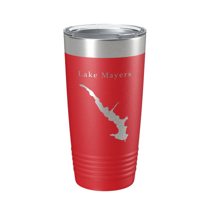 Lake Mayers Map Tumbler Travel Mug Insulated Laser Engraved Coffee Cup Georgia 20 oz-10