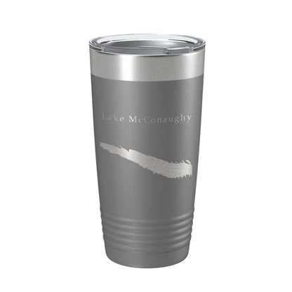 Lake McConaughy Map Tumbler Travel Mug Insulated Laser Engraved Coffee Cup Nebraska 20 oz-16