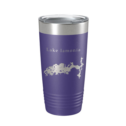 Lake Iamonia Map Tumbler Travel Mug Insulated Laser Engraved Coffee Cup Florida 20 oz-15