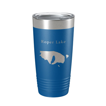 Roper Lake Map Tumbler Travel Mug Insulated Laser Engraved Coffee Cup Arizona 20 oz-6