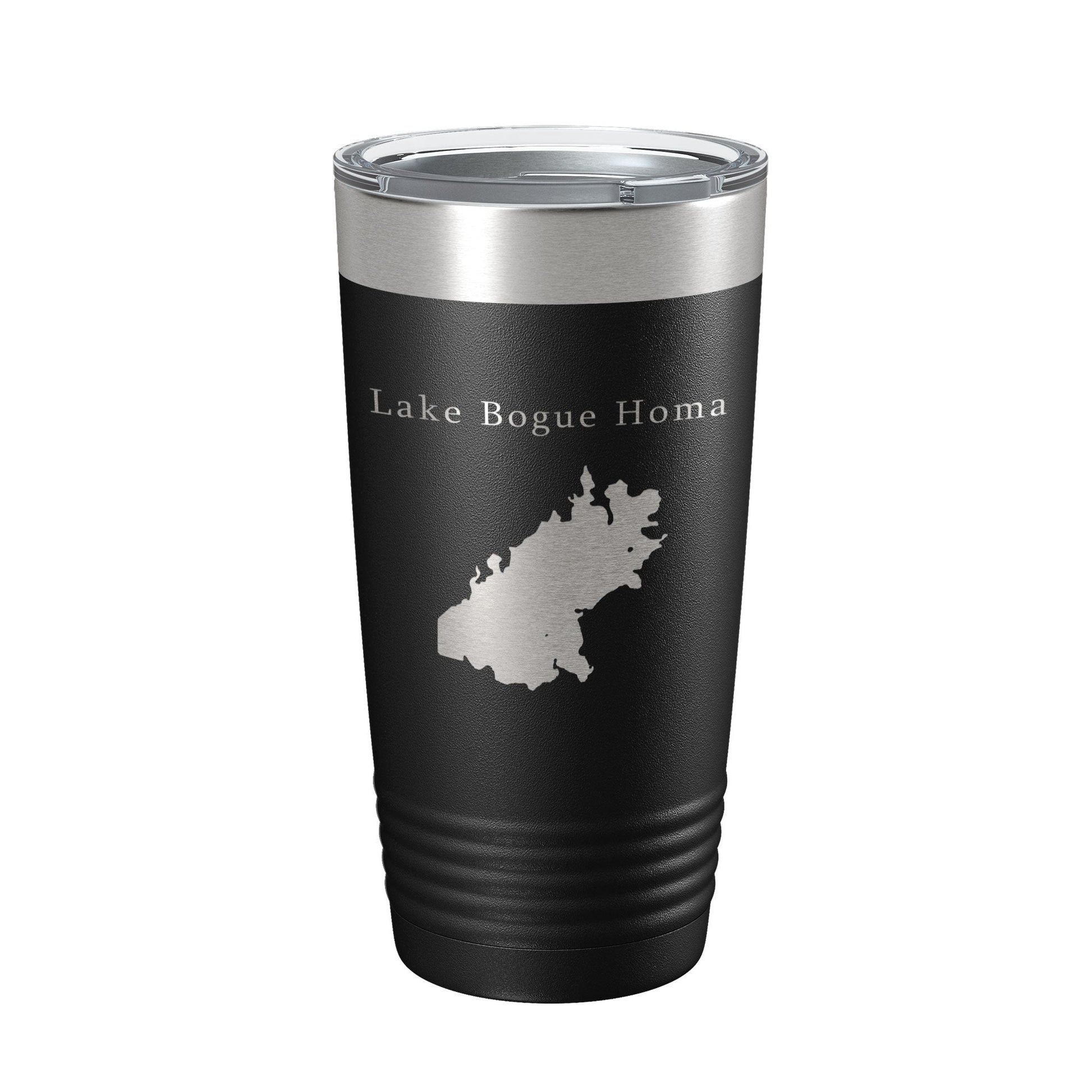 Lake Bogue Homa Map Tumbler Travel Mug Insulated Laser Engraved Coffee Cup Mississippi 20 oz-0