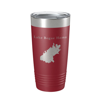 Lake Bogue Homa Map Tumbler Travel Mug Insulated Laser Engraved Coffee Cup Mississippi 20 oz-18