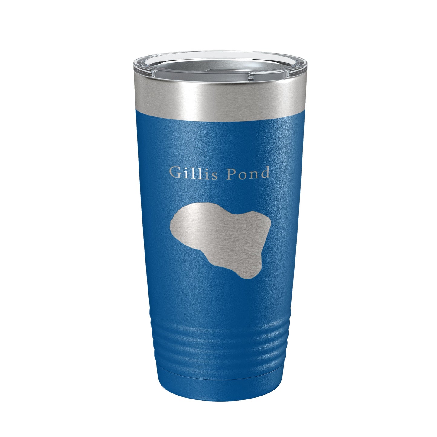Gillis Pond Tumbler Lake Map Travel Mug Insulated Laser Engraved Coffee Cup Florida 20 oz-6