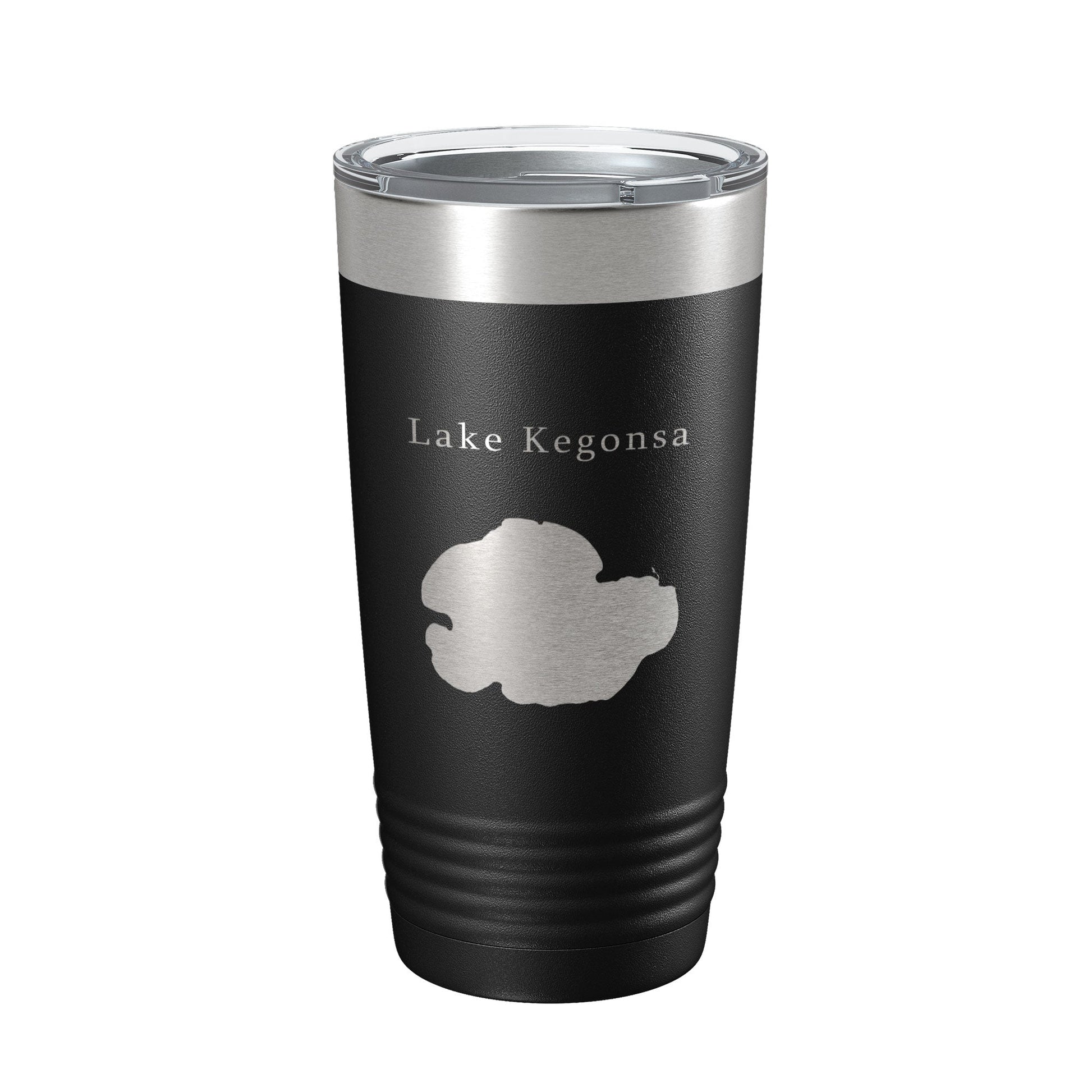 Lake Kegonsa Map Tumbler Travel Mug Insulated Laser Engraved Coffee Cup Wisconsin 20 oz-5