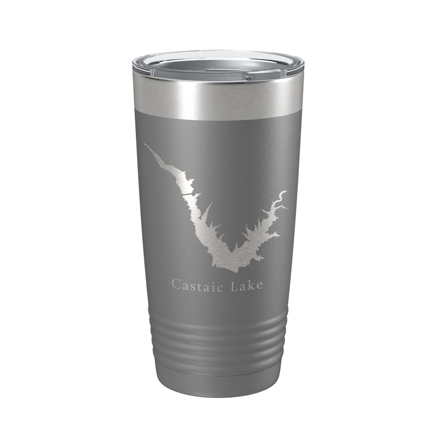 Castaic Lake Map Tumbler Travel Mug Insulated Laser Engraved Coffee Cup California 20 oz-16