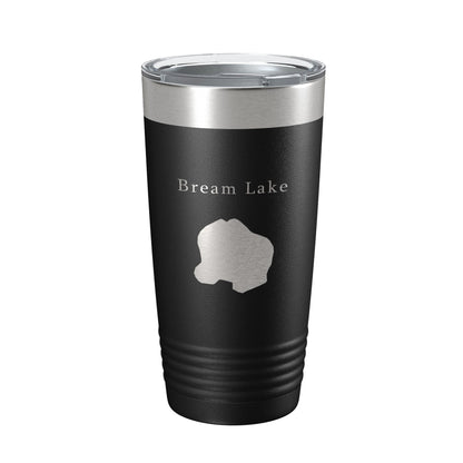 Bream Lake Map Tumbler Travel Mug Insulated Laser Engraved Coffee Cup Florida 20 oz-0