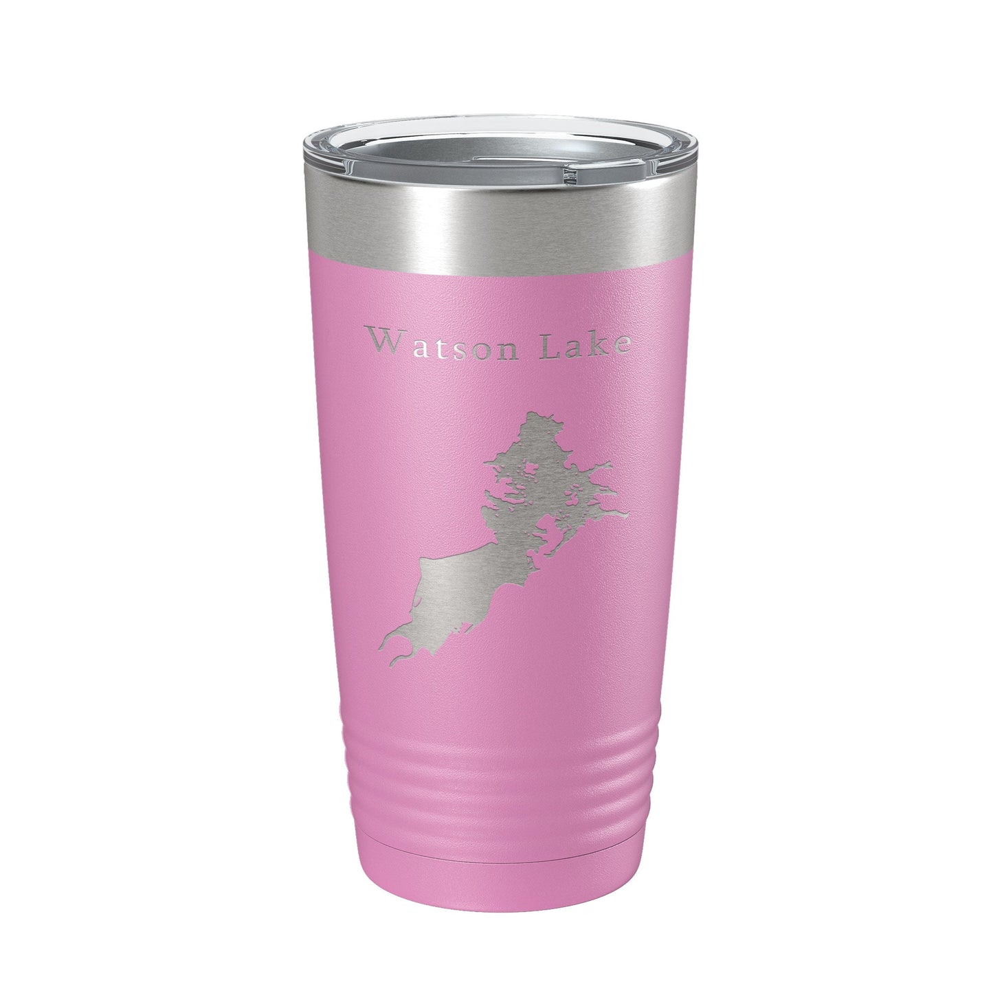 Watson Lake Map Tumbler Travel Mug Insulated Laser Engraved Coffee Cup Arizona 20 oz-14