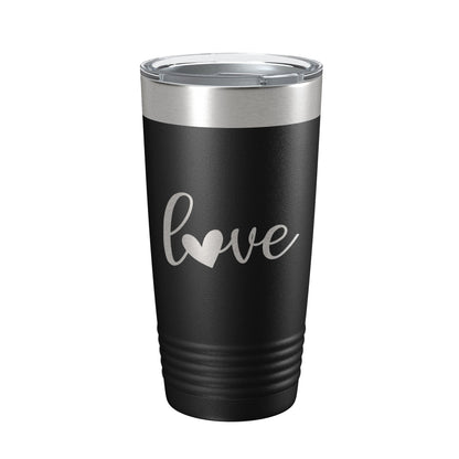 Love Tumbler Travel Mug Insulated Laser Engraved Coffee Cup 20 oz-5