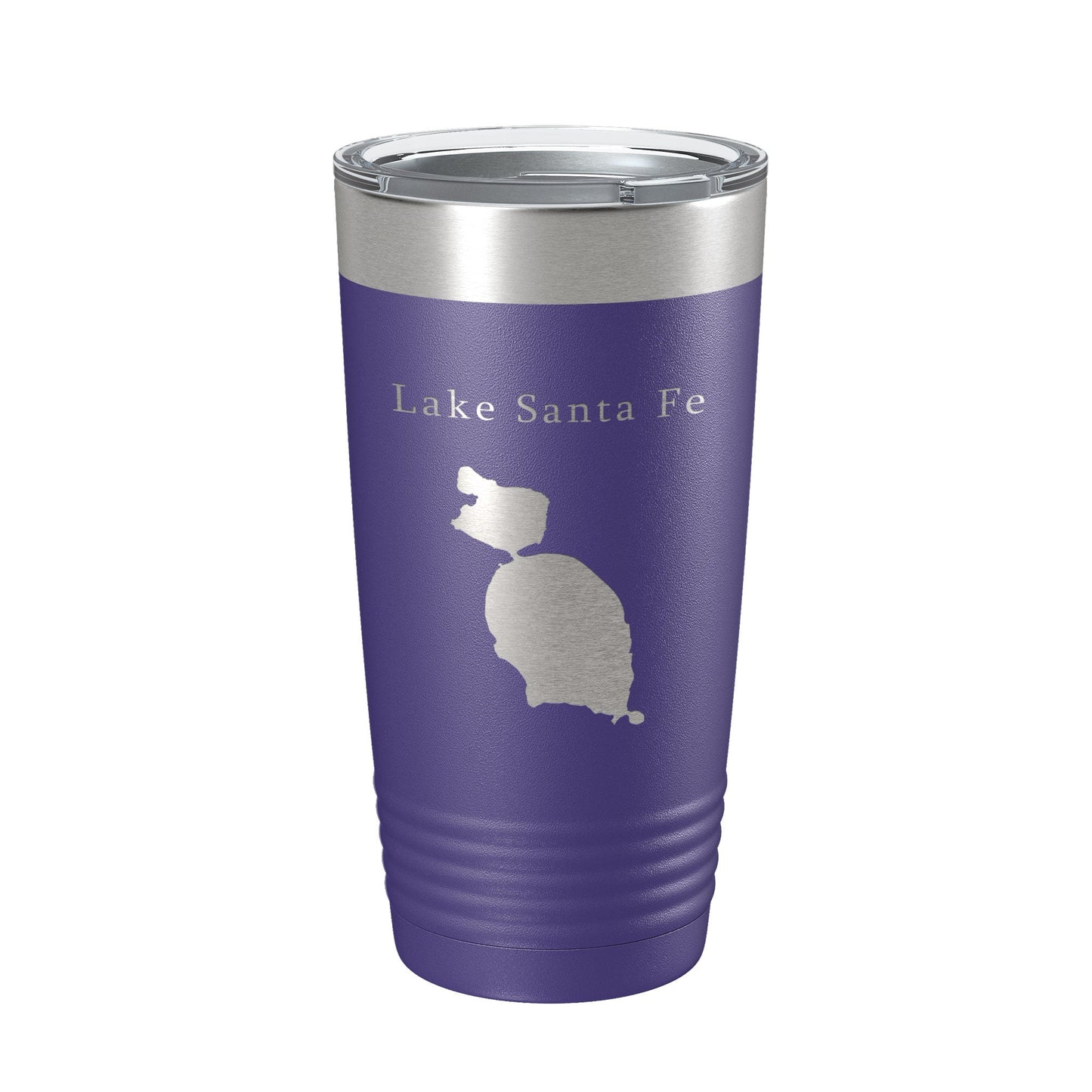 Lake Santa Fe Map Tumbler Travel Mug Insulated Laser Engraved Coffee Cup Florida 20 oz-15