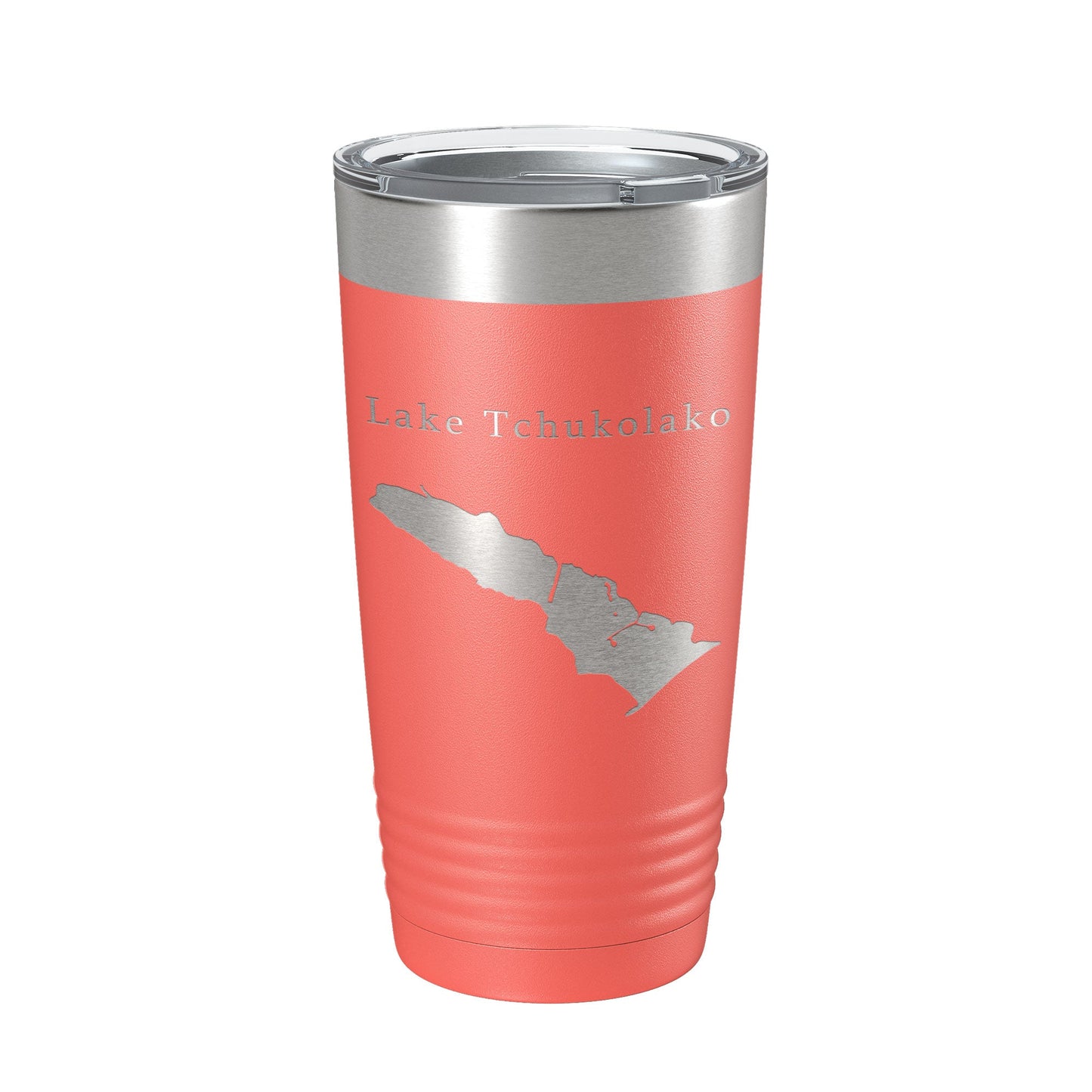 Lake Tchukolako Map Tumbler Travel Mug Insulated Laser Engraved Coffee Cup Georgia 20 oz-20