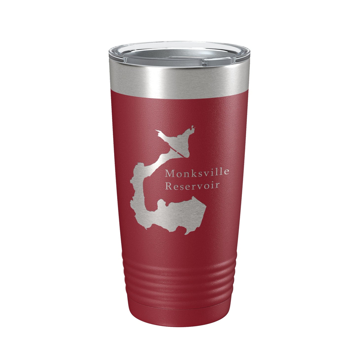 Monksville Reservoir Tumbler Lake Map Travel Mug Insulated Laser Engraved Coffee Cup New Jersey 20 oz-18