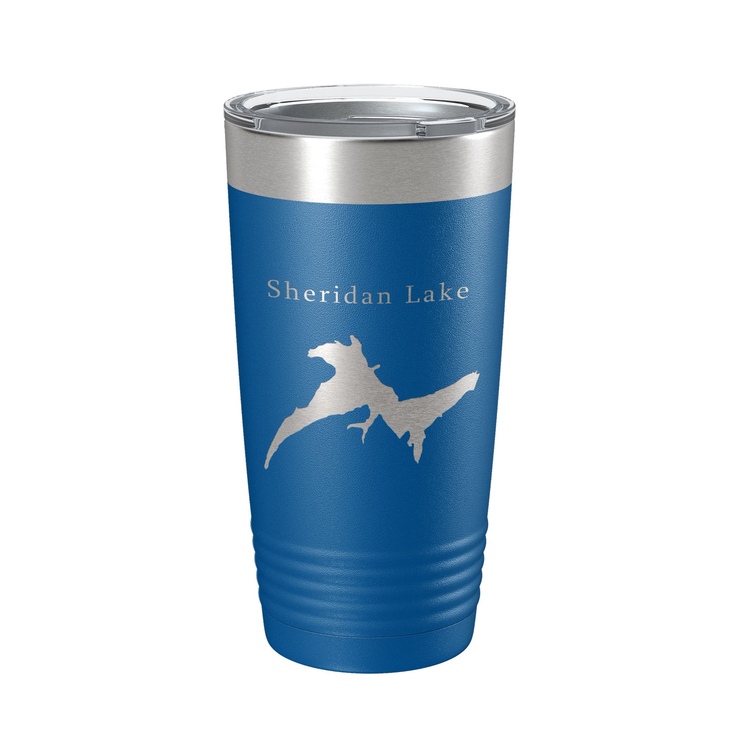 Sheridan Lake Map Tumbler Travel Mug Insulated Laser Engraved Coffee Cup South Dakota 20 oz-6