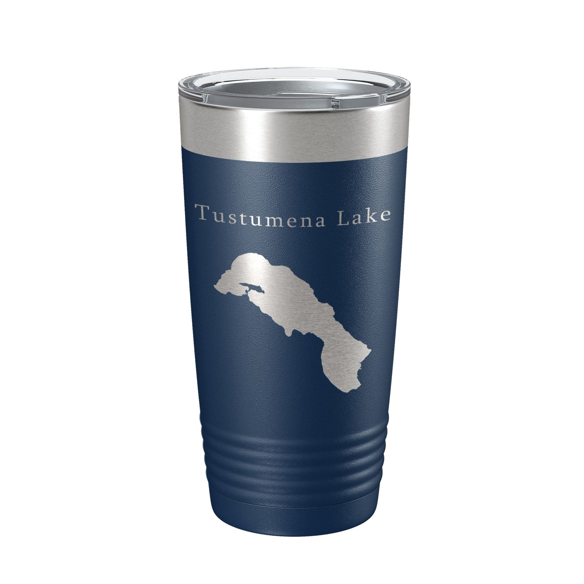 Tustumena Lake Map Tumbler Travel Mug Insulated Laser Engraved Coffee Cup Alaska 20 oz-2