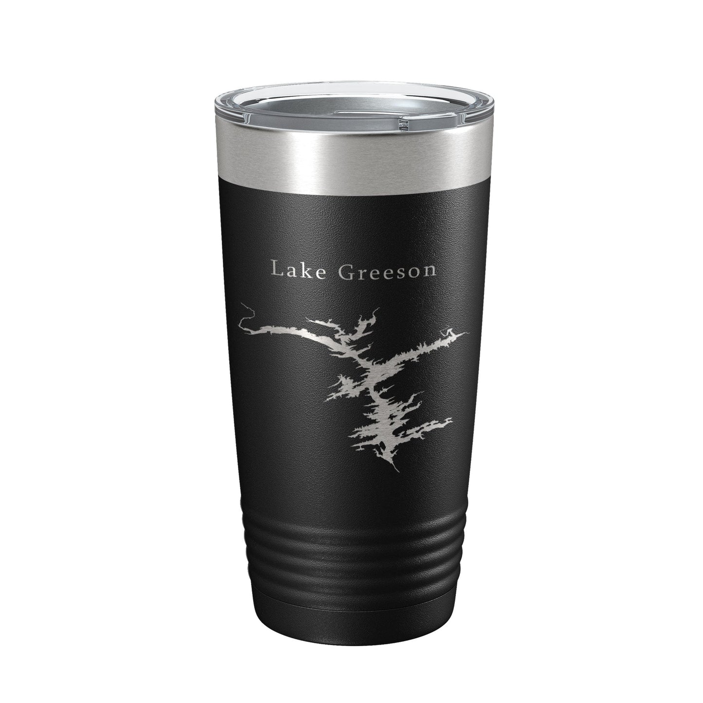 Lake Greeson Map Tumbler Travel Mug Insulated Laser Engraved Coffee Cup Arkansas 20 oz-0