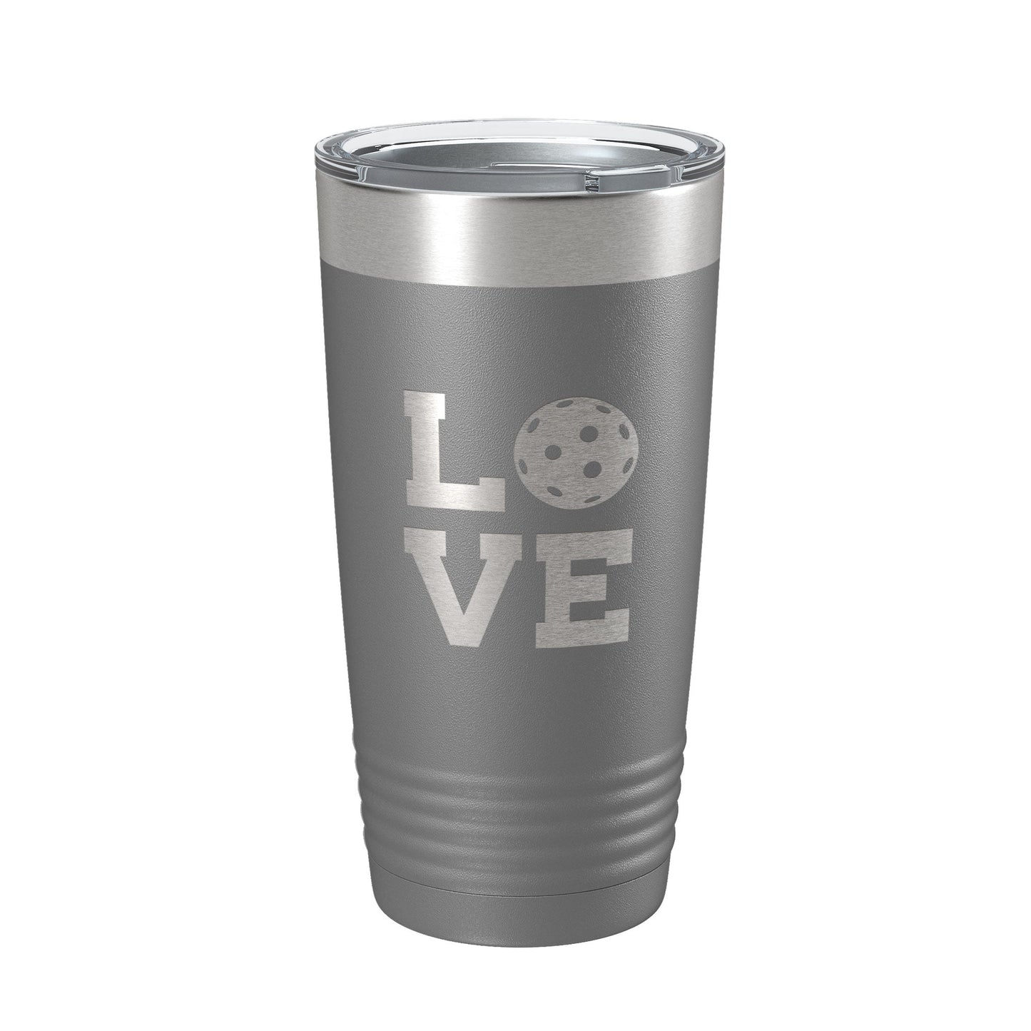 Pickleball Love Tumbler Travel Mug Insulated Laser Engraved Coffee Cup Pickle Ball Gift 20 oz-16